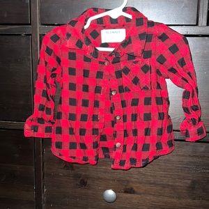 Old Navy flannel size 12-18 months